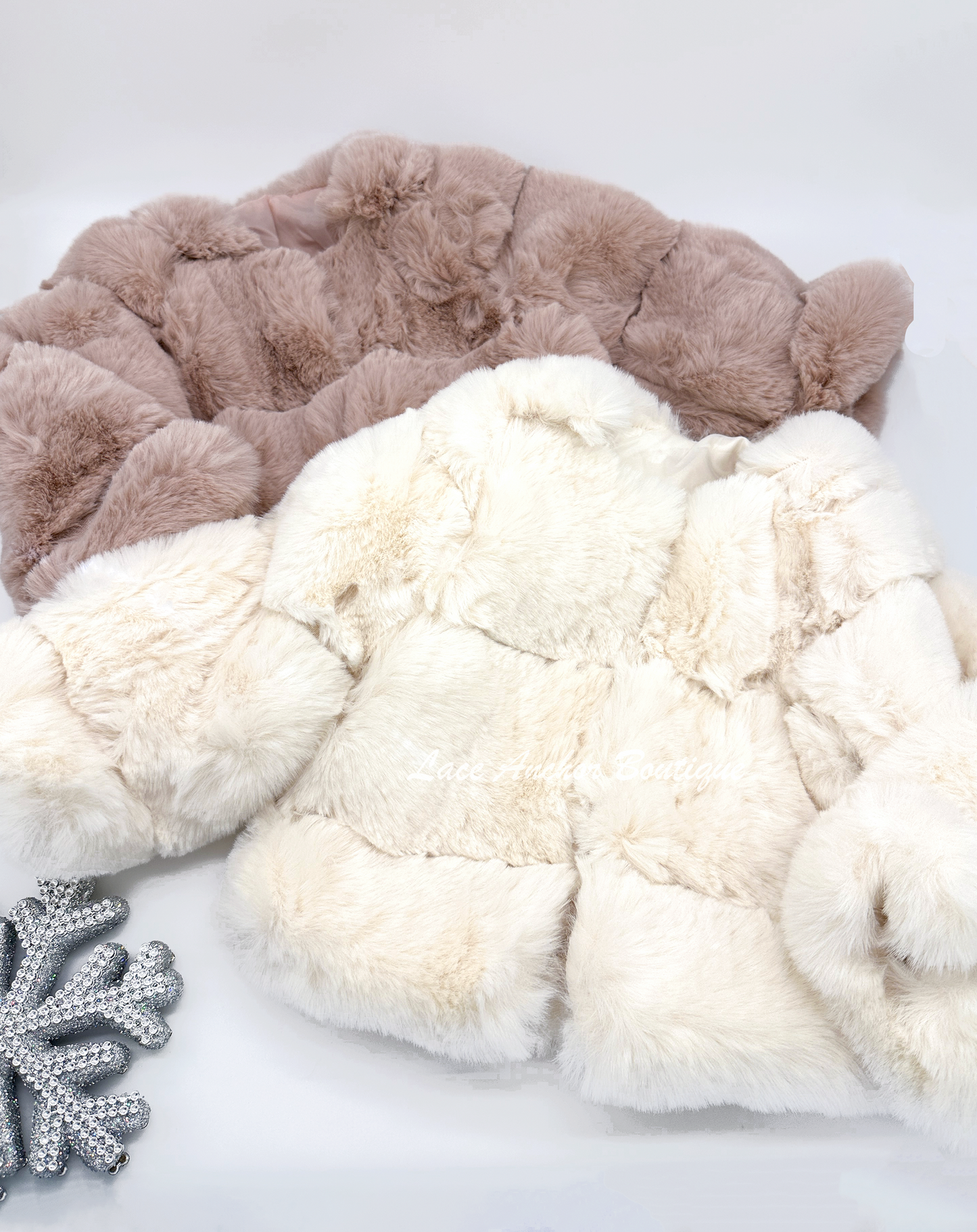 Delaney Mauve Furry Coat