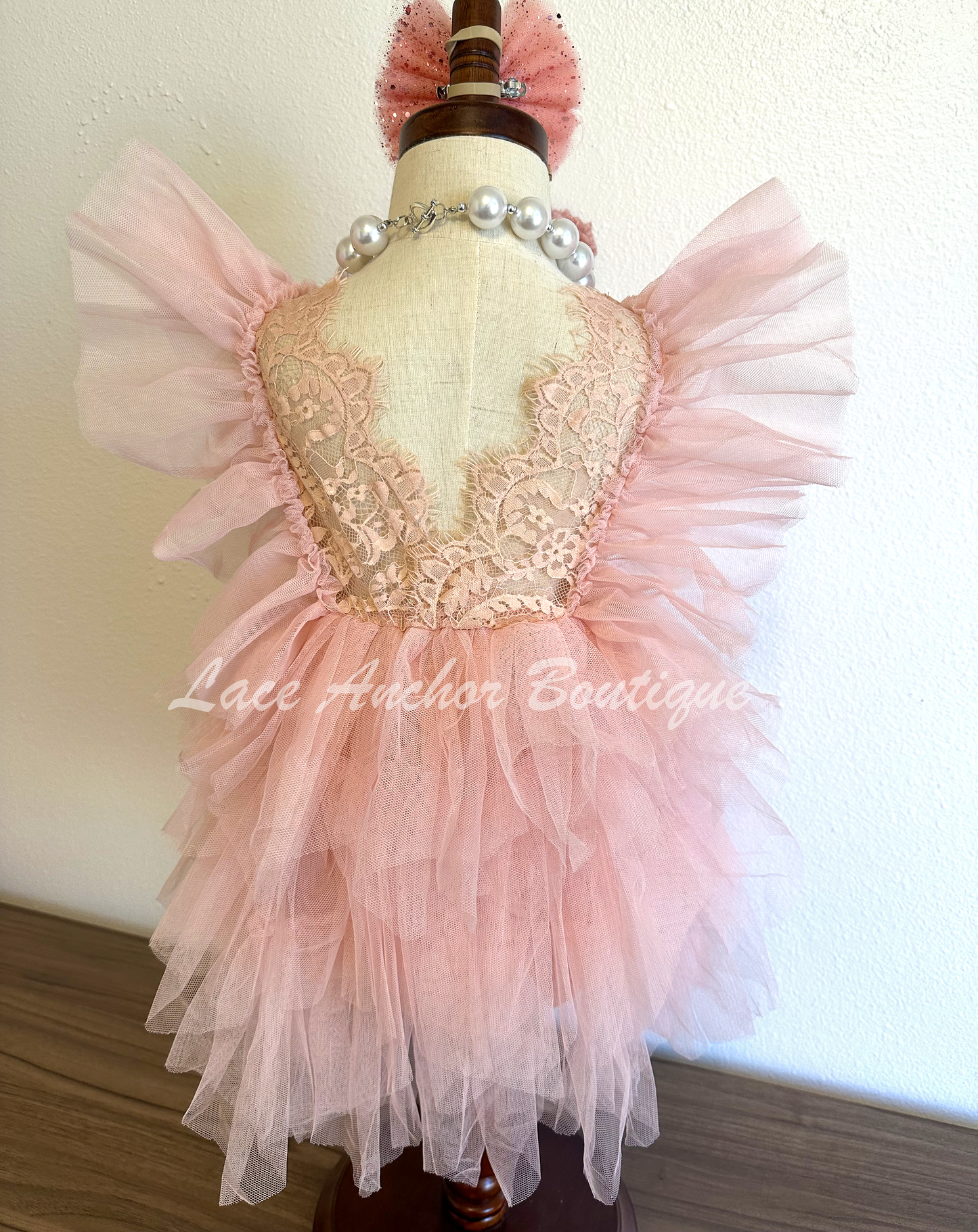 Braylee Pink Tulle Dress