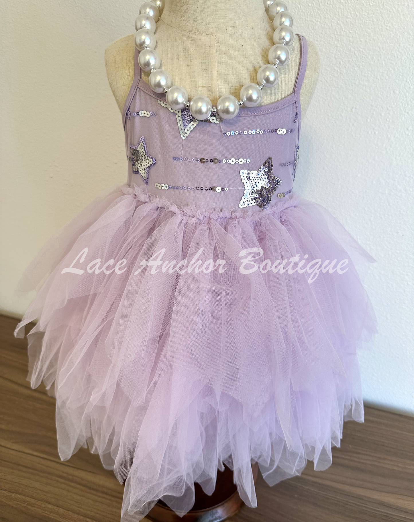 Raelyn Lilac Star Dress