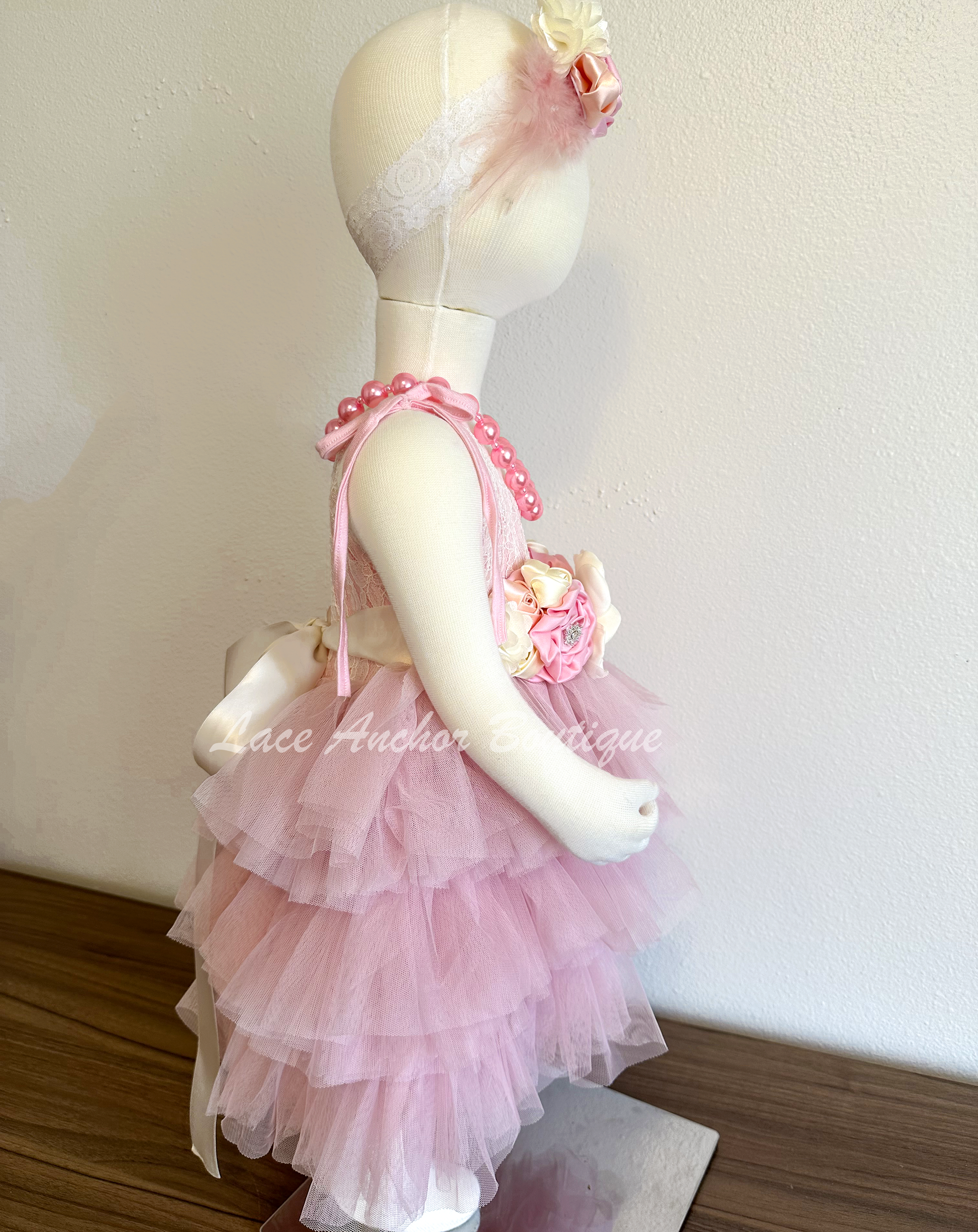 lace top tutu dress Cute Pink Flower Girl Dress with Lace Top,Tutu Skirt wendyhouse Online Store Powered by Storenvy