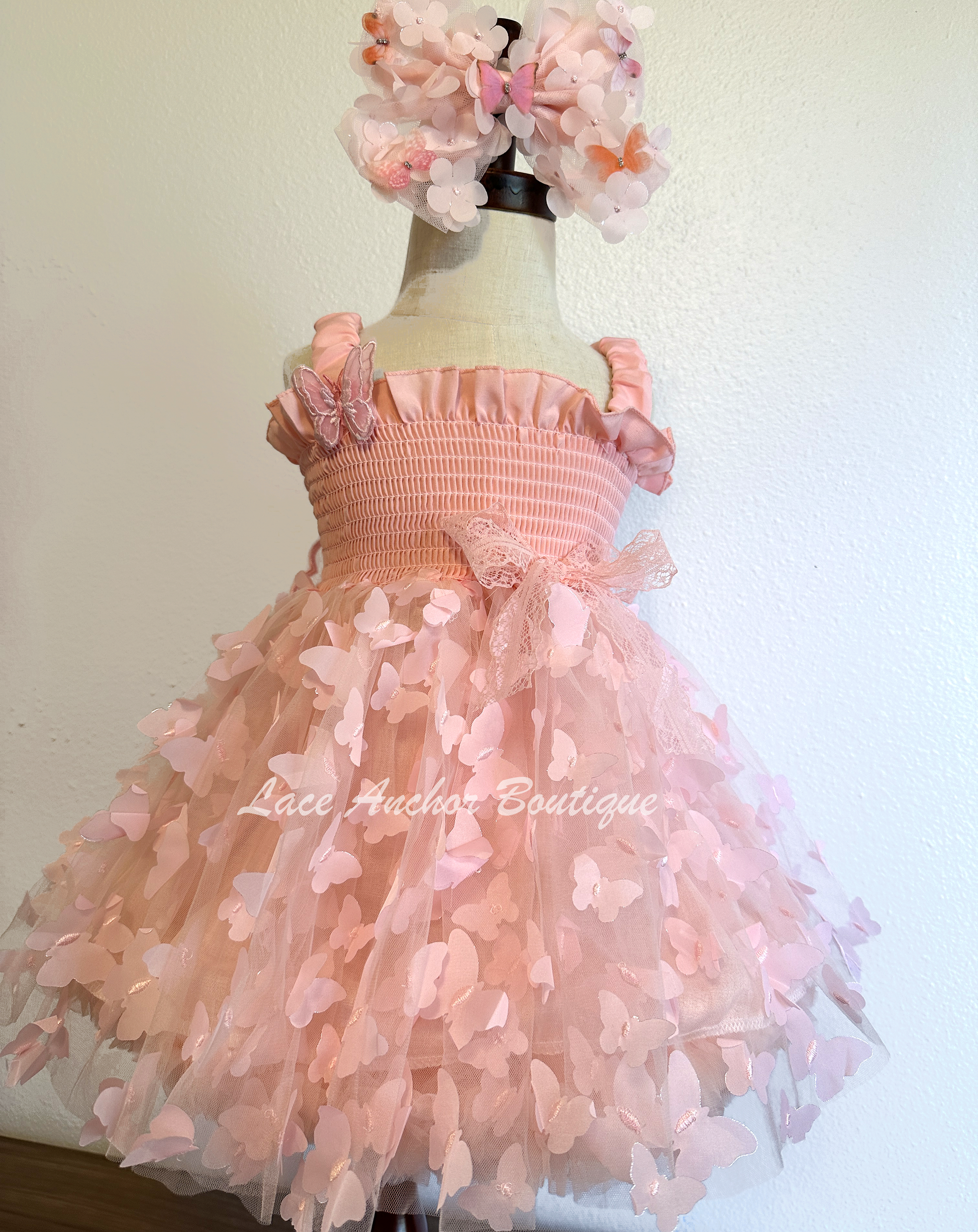 Tania Pink & Rainbow Fairy Tulle Dress The Lace Anchor Tania Pink & Rainbow Fairy Tulle Dress The Lace Anchor
