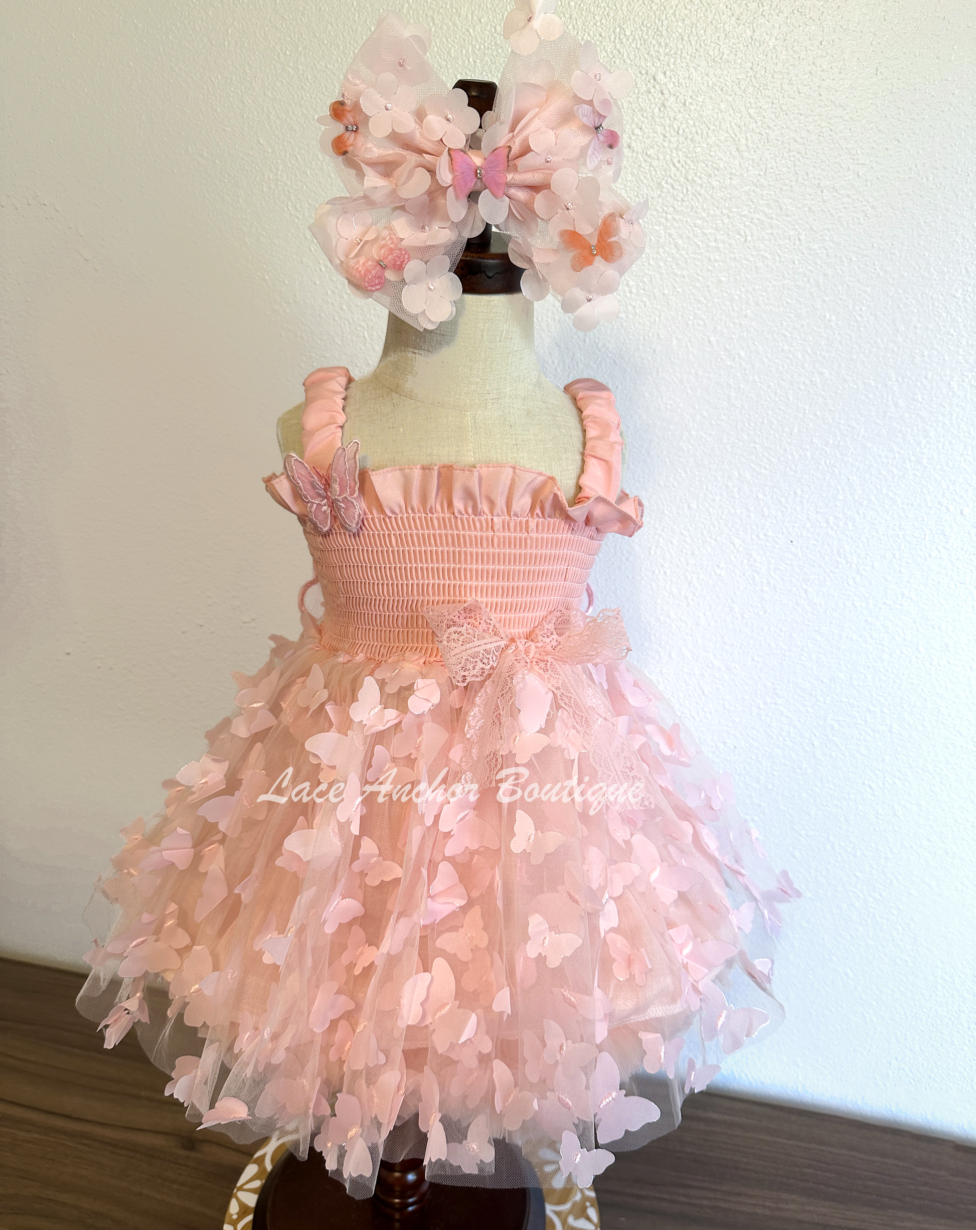 Tania Pink & Rainbow Fairy Tulle Dress The Lace Anchor Tania Pink & Rainbow Fairy Tulle Dress The Lace Anchor