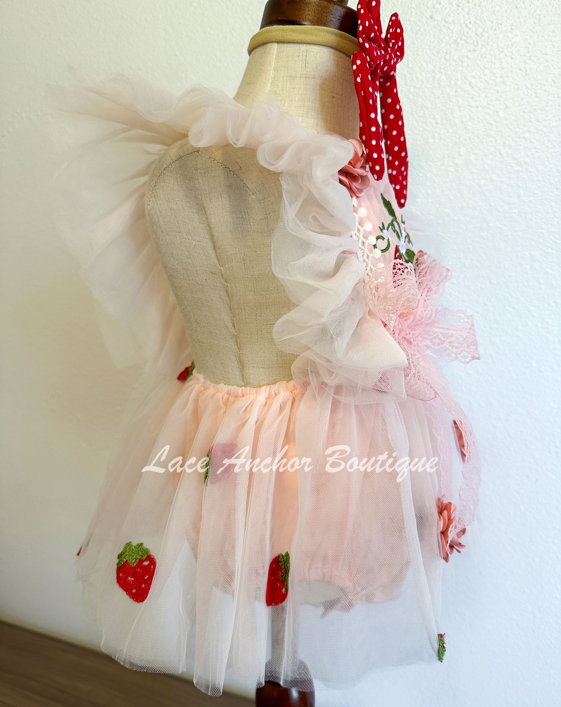Sydney Strawberry Romper Set The Lace Anchor Sydney Strawberry Romper Set The Lace Anchor