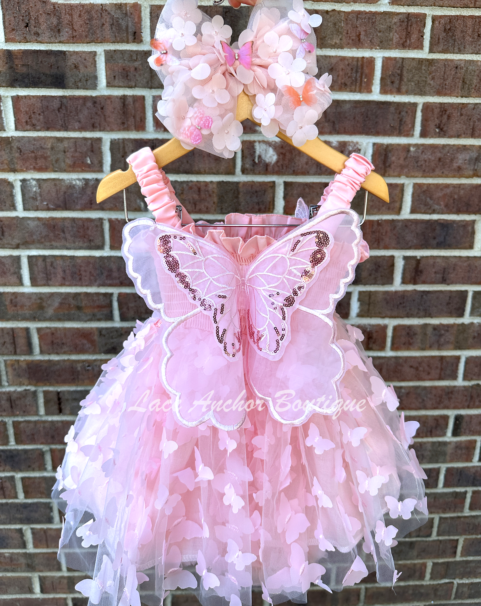 Tania Pink & Rainbow Fairy Tulle Dress The Lace Anchor Tania Pink & Rainbow Fairy Tulle Dress The Lace Anchor