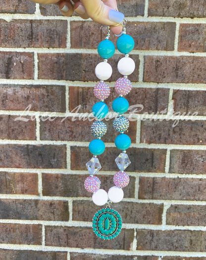 Turquoise Concho Necklaces