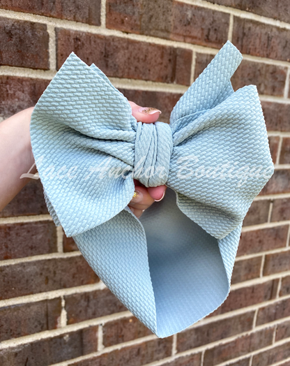 Solid Bow Wraps - Blues