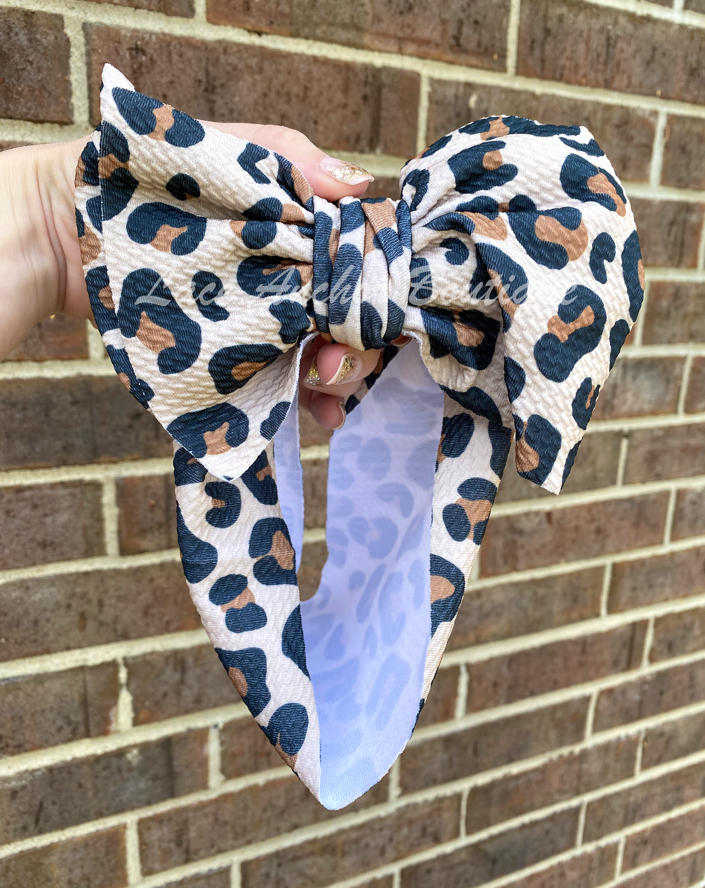 Animal Printed Bow Wraps