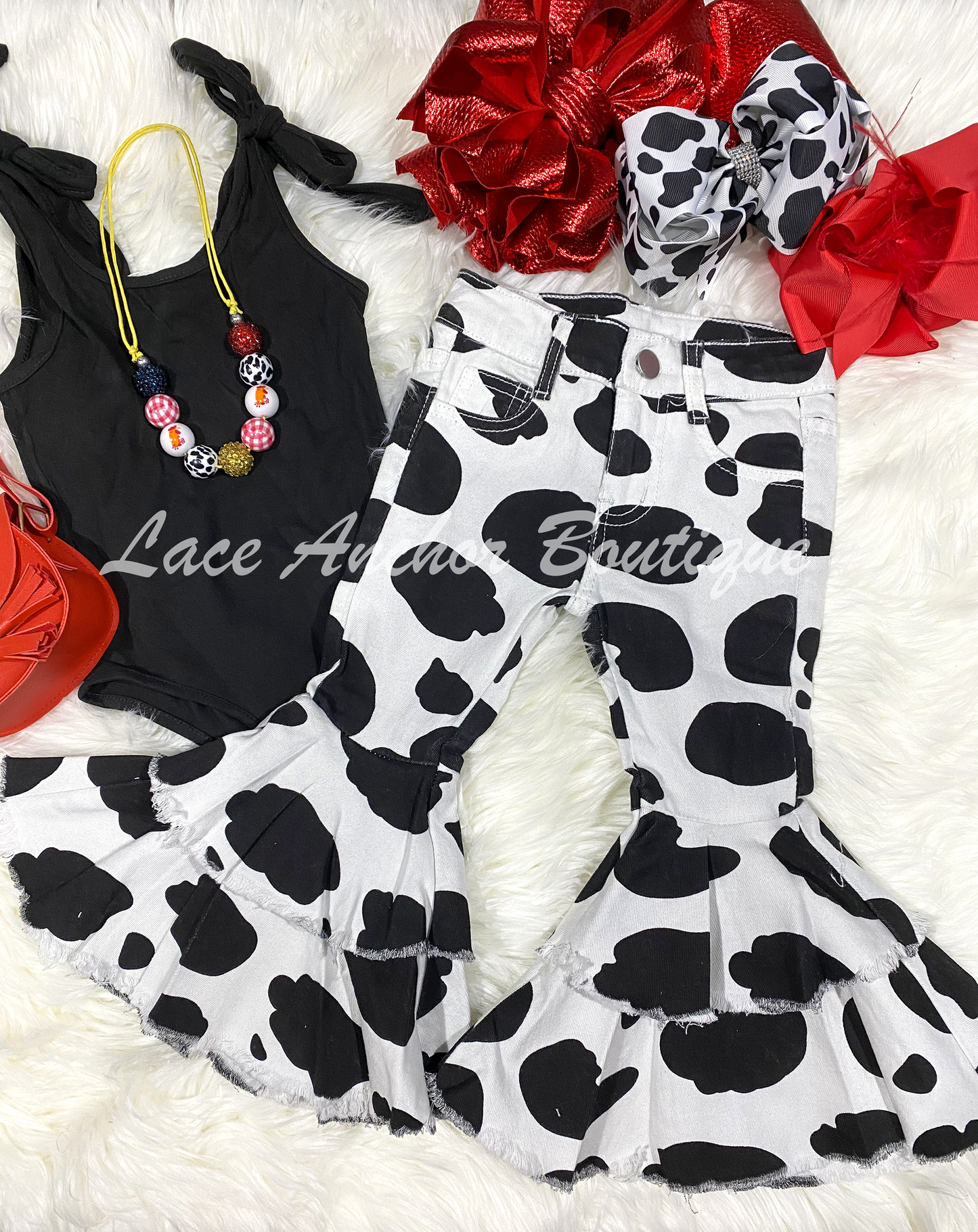 McKinley Cow Print Jeans