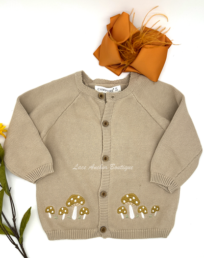 Harlow Mushroom Sweater Cardigans