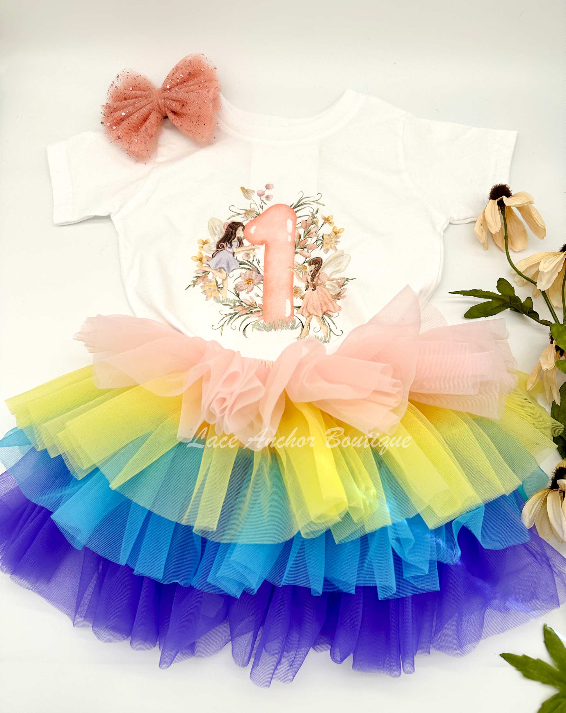 BGFKS Rainbow Tutu Skirt Set For Baby Girls Layered Tulle Skirt With Headband For 1st Birthday, Photos, Dress Up & Daily Wear Infant Tutu Skirt BGFKS Rainbow Tutu Skirt Set For Baby Girls Layered Tulle Skirt With Headband For 1st Birthday, Photos, Dress Up & Daily Wear Infant Tutu Skirt