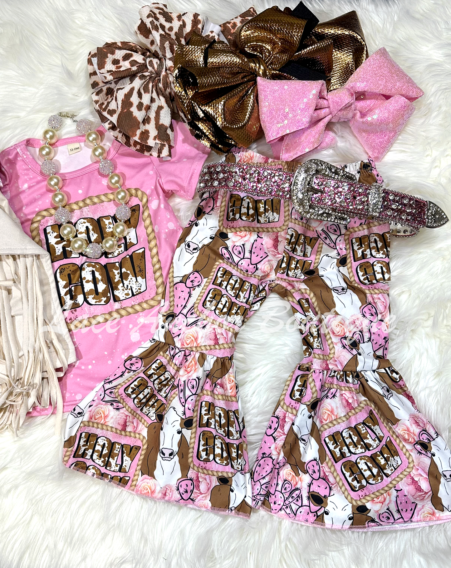 Kynlee Pink Holy Cow Set