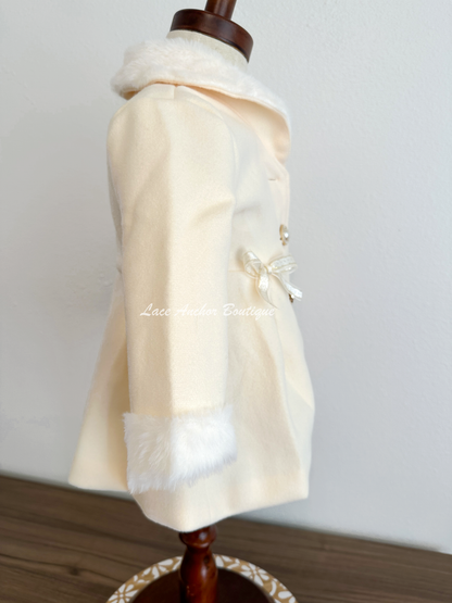 Romie Cream Long Coat