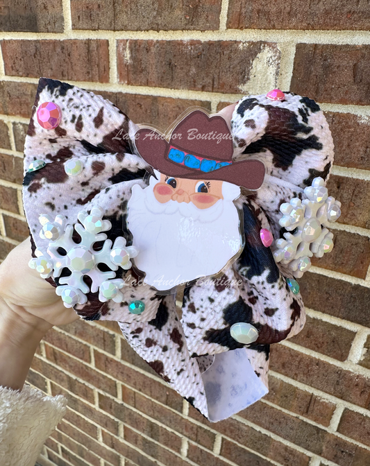 Cow Print Santa Wraps