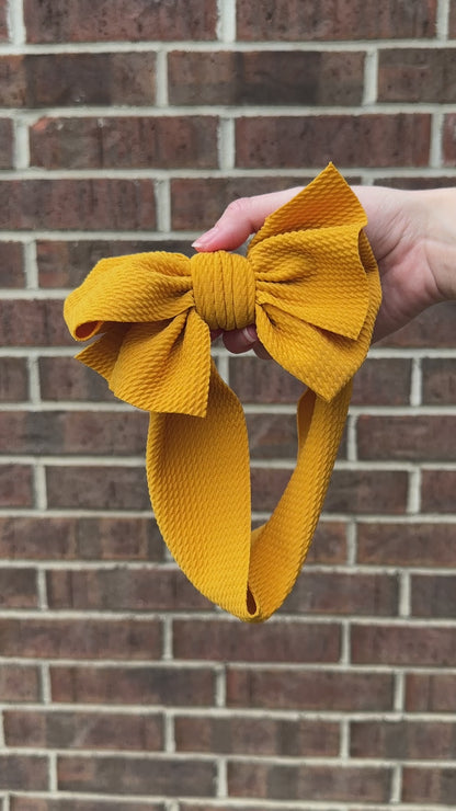 Solid Bow Wraps - Yellows & Oranges