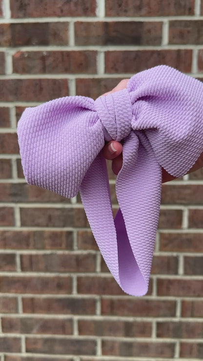 Solid Bow Wraps - Purples