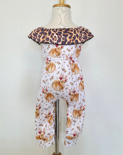Reese Leopard Bunnies Dress & Romper