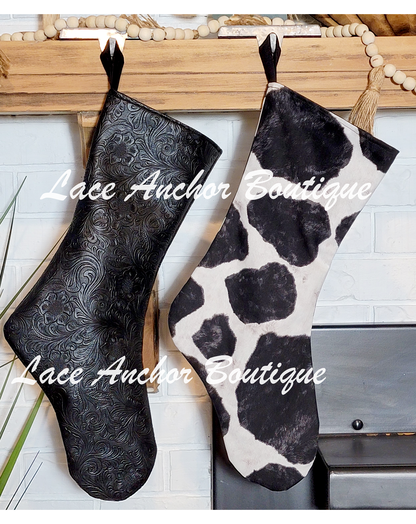 Cow Print, Leather, & Suede Stockings