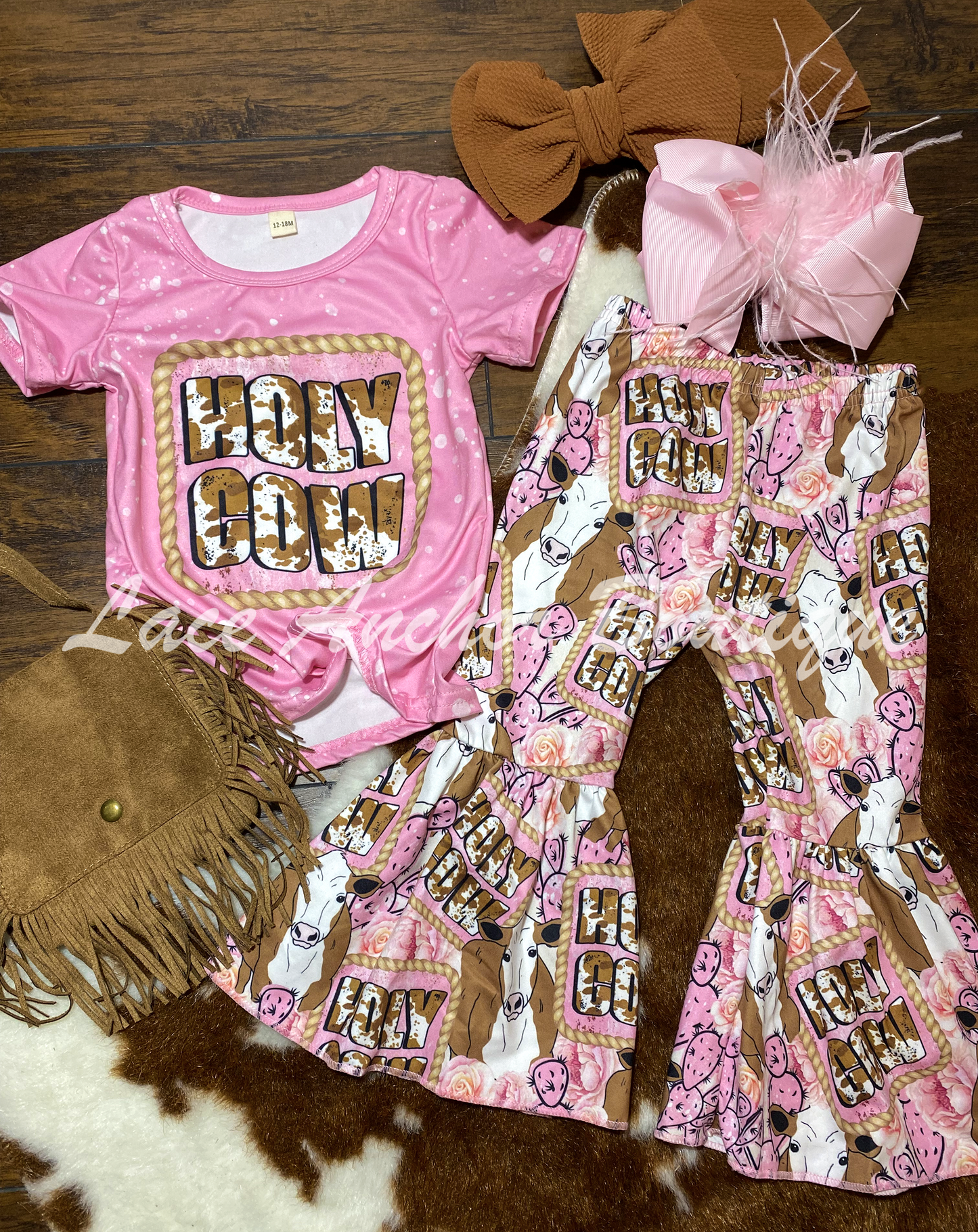 Kynlee Pink Holy Cow Set