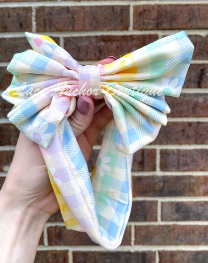 Printed Matching Bow Wraps